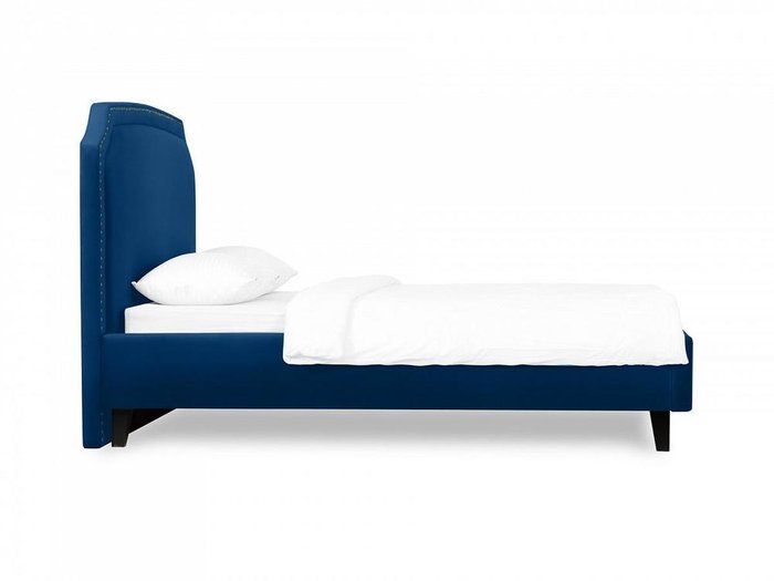 Кровать Ruan 180х200 темно-синего цвета - лучшие Кровати для спальни в INMYROOM