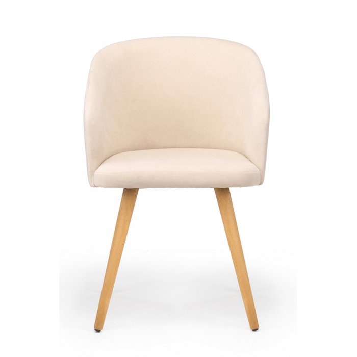 Обеденный стул Монер бежевого цвета - купить Обеденные стулья по цене 9920 Обеденный стул Монер бежевого цвета - купить Обеденные стулья по цене 9920