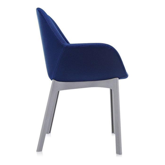 Стул Clap серо-синего цвета - лучшие Обеденные стулья в INMYROOM