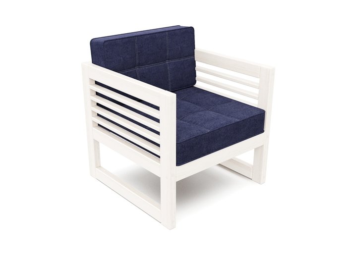 Кресло Сега синего цвета - купить Интерьерные кресла по цене 19990.0