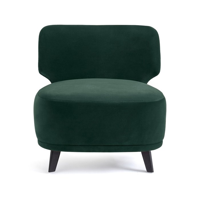 Кресло из велюра Odalie зеленого цвета - купить Интерьерные кресла по цене 42874.0