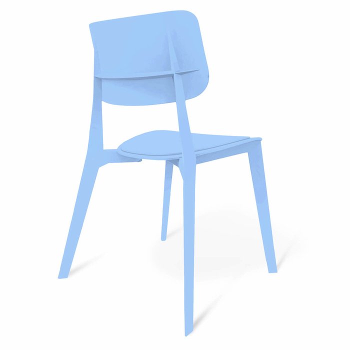 Стул Manfred голубого цвета - купить Обеденные стулья по цене 4050.0