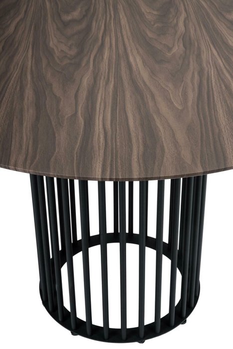 Стол обеденный Patrik New 110 со столешницей коричневого цвета - лучшие Обеденные столы в INMYROOM