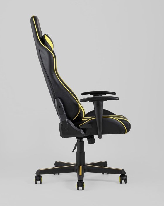 Кресло игровое Top Chairs Camaro черно-желтого цвета - лучшие Офисные кресла в INMYROOM