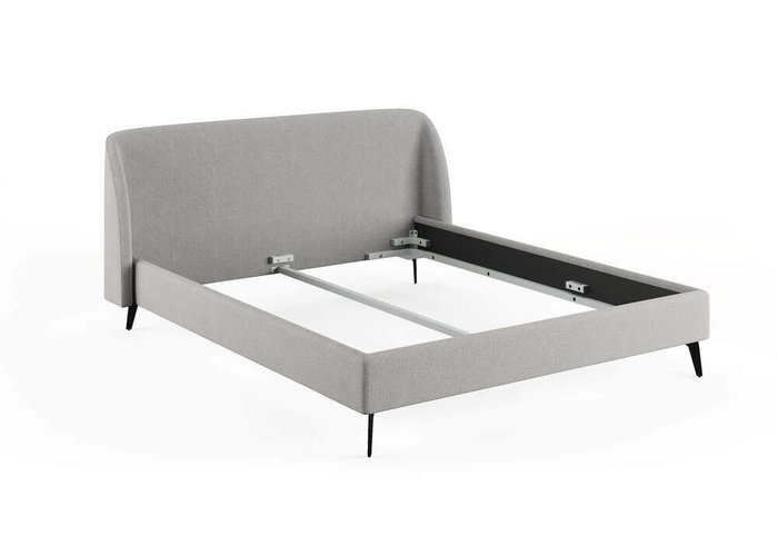 Кровать Rosa 180х200 темно-серого цвета без основания  - купить Кровати для спальни по цене 51500.0