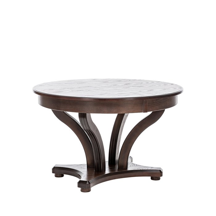 Раздвижной обеденный стол Ромео 1Р темно-коричневого цвета - купить Обеденные столы по цене 51030.0