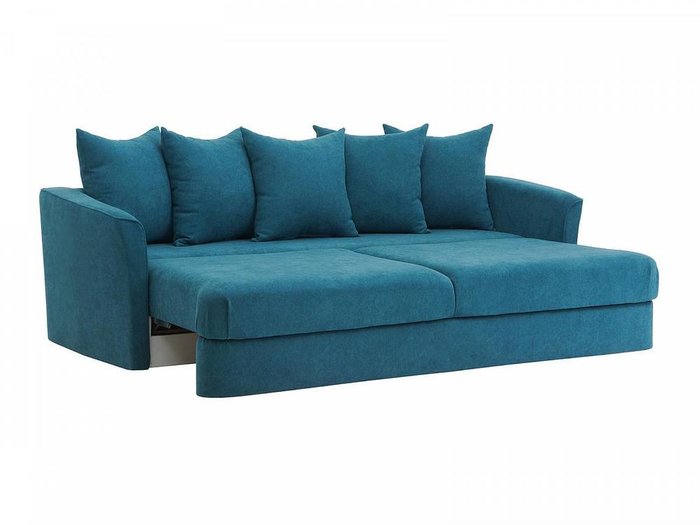 Диван-кровать California синего цвета - лучшие Прямые диваны в INMYROOM