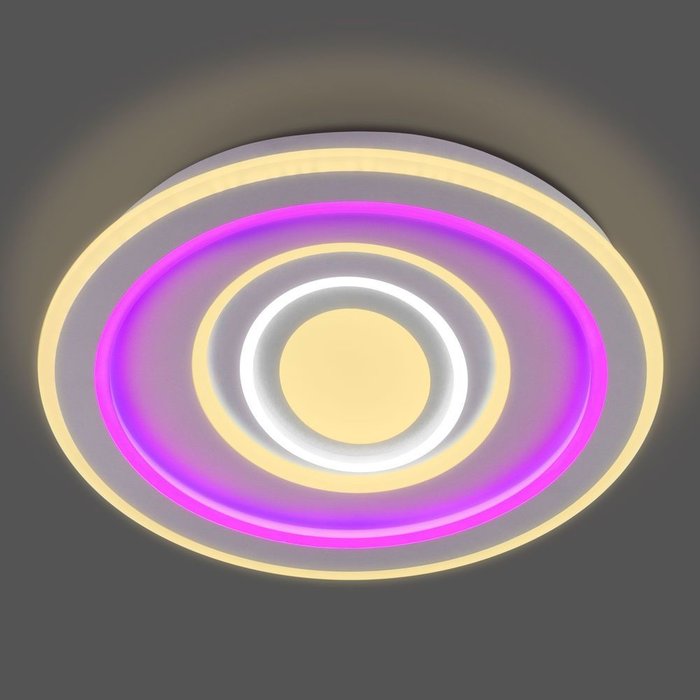 Потолочный светодиодный светильник с пультом управления 90214/1 Coloris - лучшие Потолочные люстры в INMYROOM