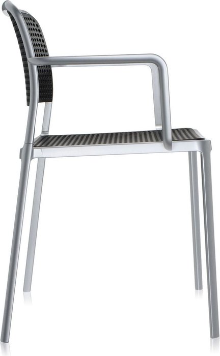 Стул Audrey с подлокотниками черного цвета - лучшие Обеденные стулья в INMYROOM