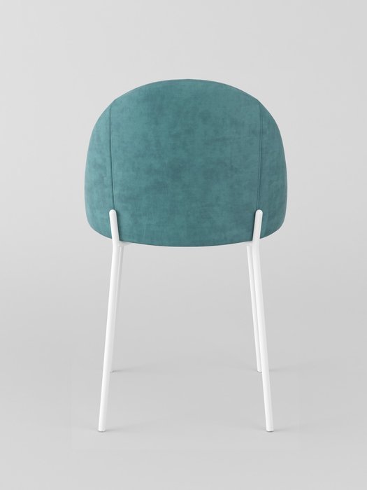 Стул Монти бело-зеленого цвета - лучшие Обеденные стулья в INMYROOM
