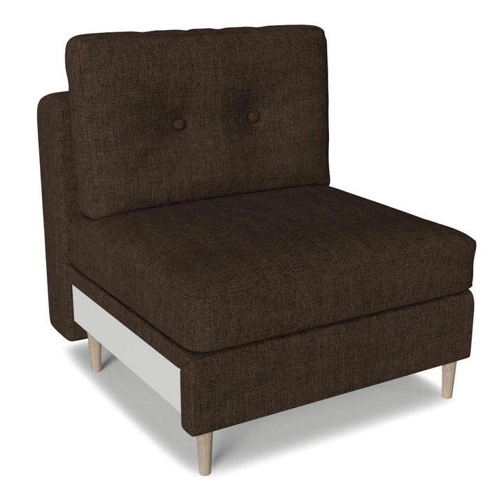 Модуль кресло Белфаст коричневого цвета