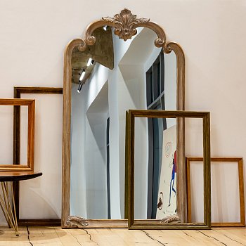 Настенное зеркало Ариадна с эффектом старины - лучшие Настенные зеркала в INMYROOM