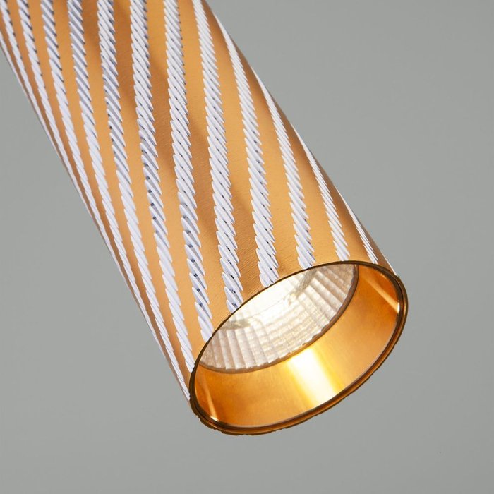 Подвесной светодиодный светильник 50190/1 LED золото Boston - лучшие Подвесные светильники в INMYROOM