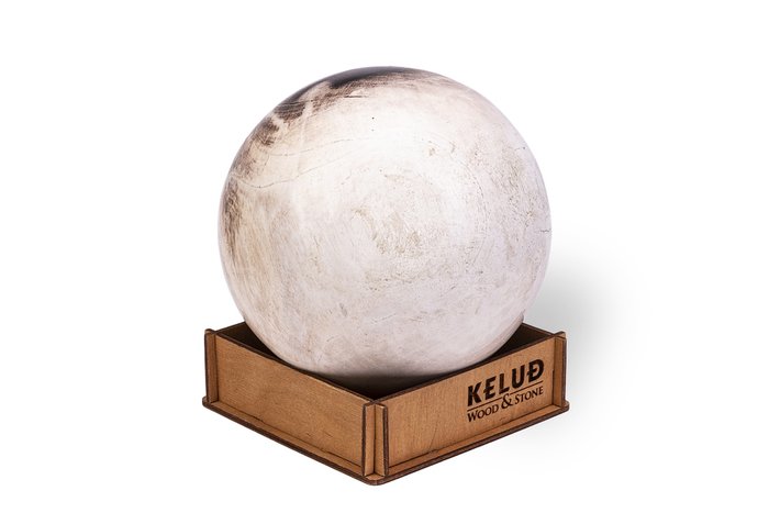 Декоративный шар из окаменелого дерева 383176 - купить Фигуры и статуэтки по цене 6180.0