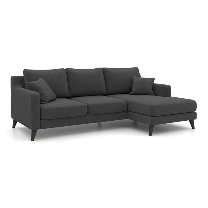  Угловой диван-кровать Mendini EKH темно-серого цвета - купить Угловые диваны по цене 92400.0