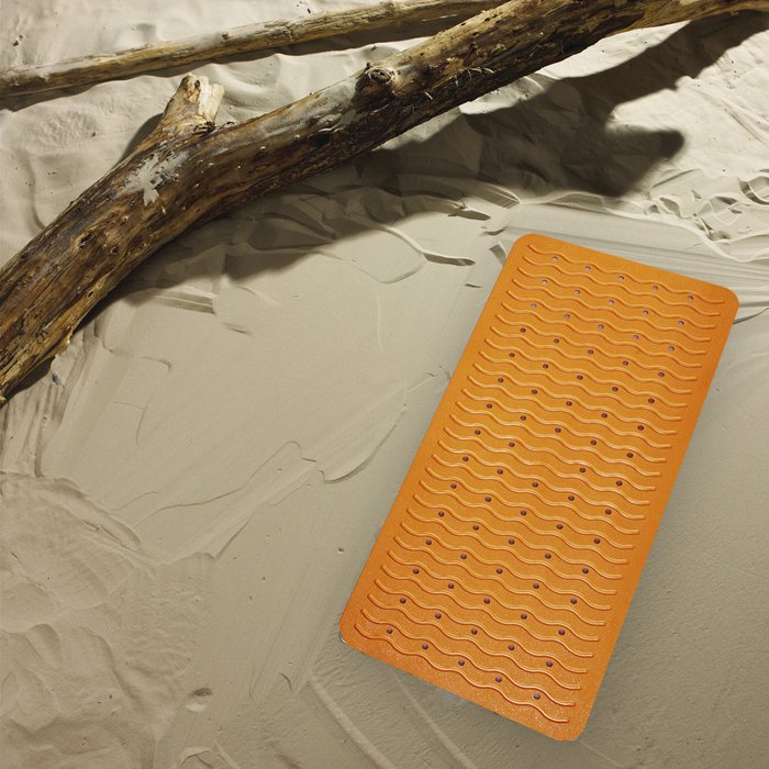 Коврик противоскользящий Playa 36х80 оранжевого цвета - купить Коврики для ванной по цене 1892.0