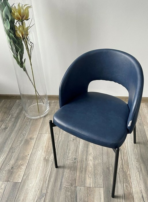 Стул Agnes синего цвета - лучшие Обеденные стулья в INMYROOM