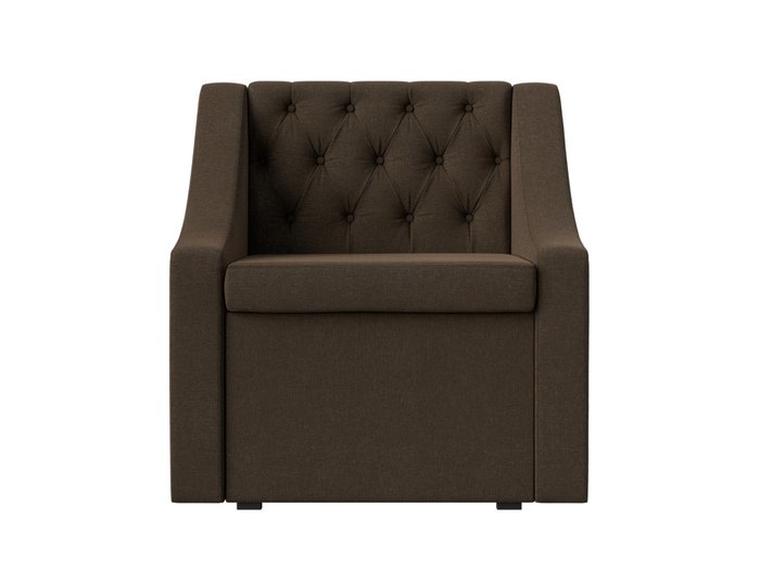 Кресло Мерлин коричневого цвета с ящиком - купить Интерьерные кресла по цене 21999.0