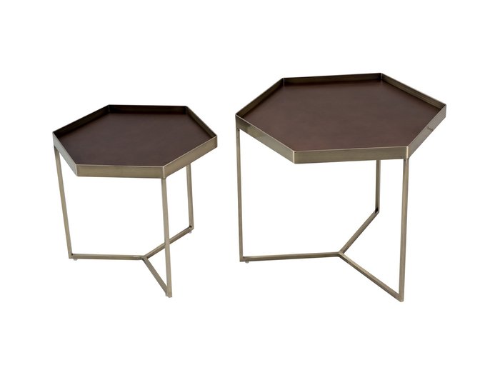 Набор кофейных столиков Mosaic из металла - купить Кофейные столики по цене 27800.0