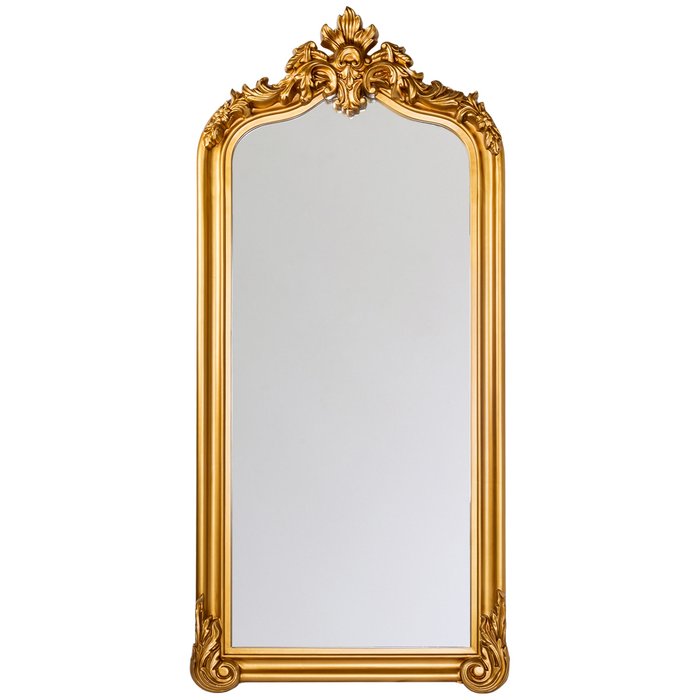 Зеркало настенное Клэр в раме золотого цвета