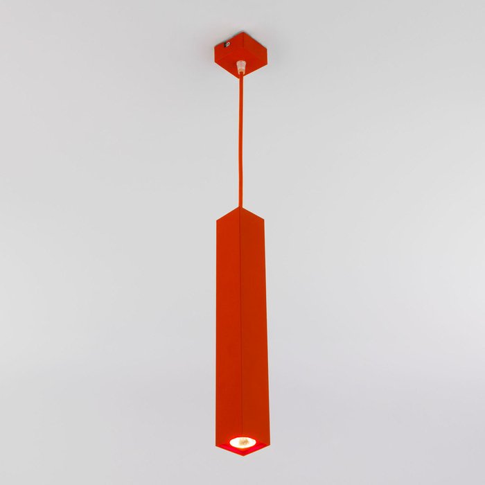 Подвесной светодиодный светильник 50154/1 LED красный - лучшие Подвесные светильники в INMYROOM