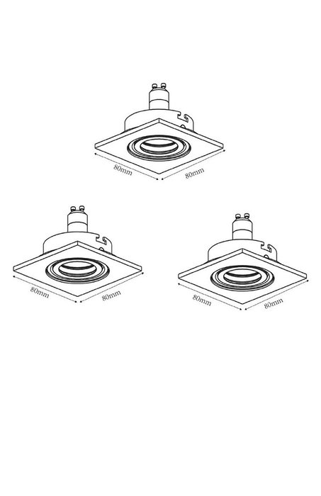 Точечный светильник Focus 11002/15/31 (металл, цвет белый) - лучшие Встраиваемые споты в INMYROOM