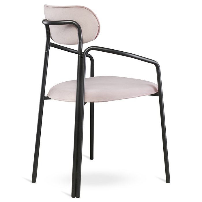 Стул Ror round черно-розового цвета - лучшие Обеденные стулья в INMYROOM