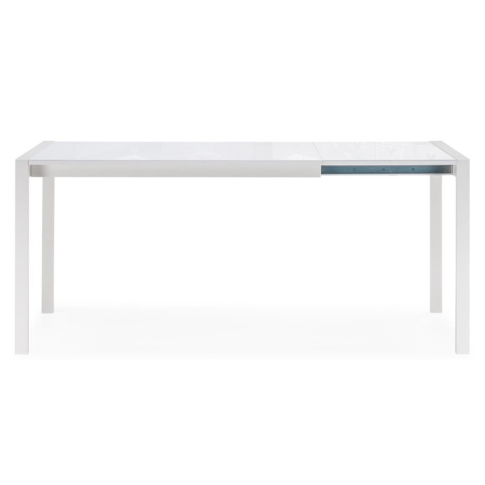 Раздвижной обеденный стол Линдисфарн белого цвета - лучшие Обеденные столы в INMYROOM