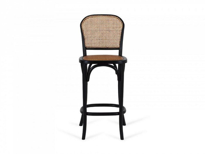 Стул барный Faust черно-коричневого цвета - купить Барные стулья по цене 19900.0