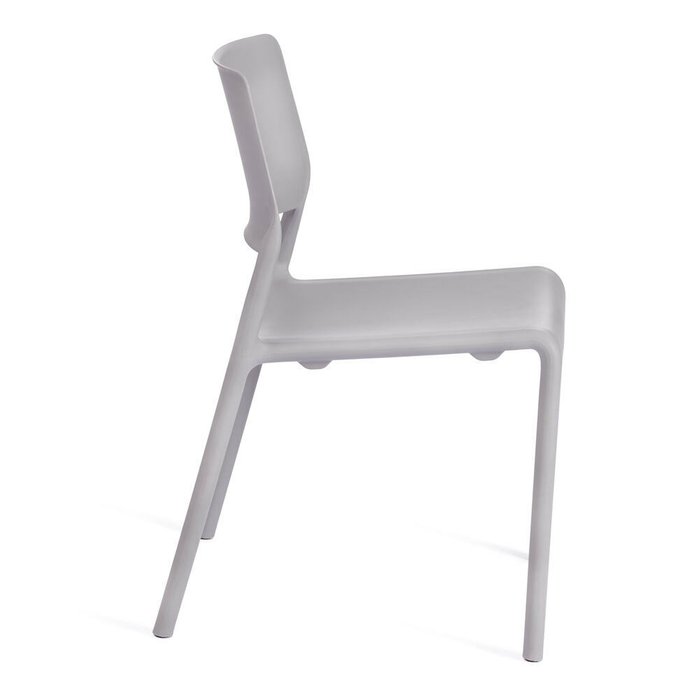 Набор из четырех стульев Furdi серого цвета - лучшие Обеденные стулья в INMYROOM