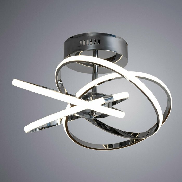 Потолочная светодиодная люстра Orbit белого цвета - купить Потолочные люстры по цене 17490.0