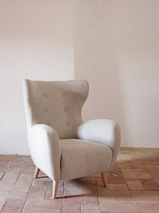 Кресло Patio бежевого цвета - лучшие Интерьерные кресла в INMYROOM