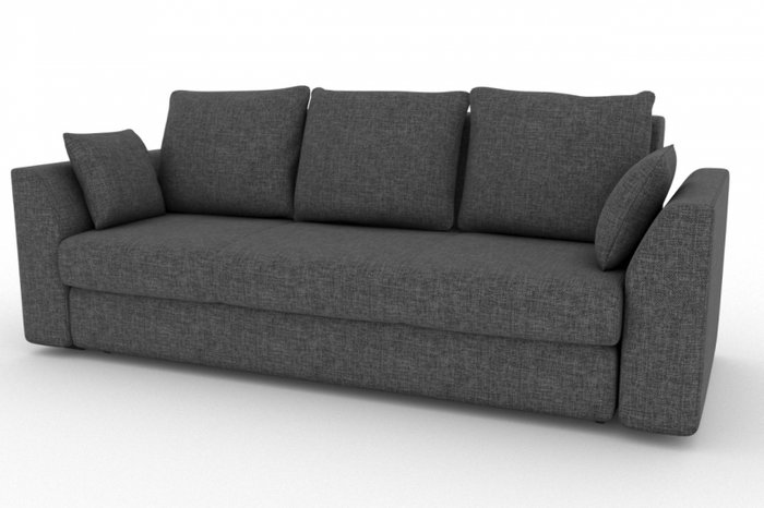 Прямой диван-кровать Belfest серого цвета