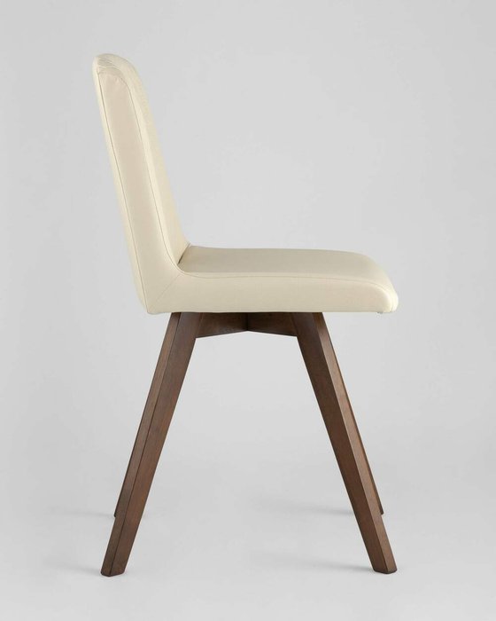 Набор из четырех стульев Marta Pu бежевого цвета - лучшие Обеденные стулья в INMYROOM
