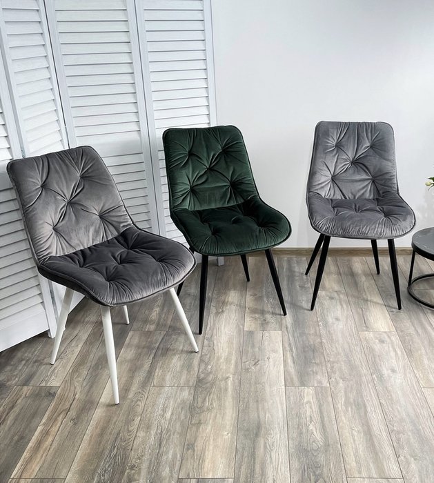 Стул Monaco серого цвета - купить Обеденные стулья по цене 4230.0