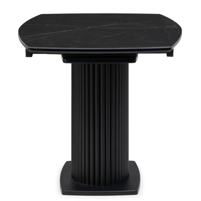 Раскладной обеденный стол Фестер М черного цвета - лучшие Обеденные столы в INMYROOM