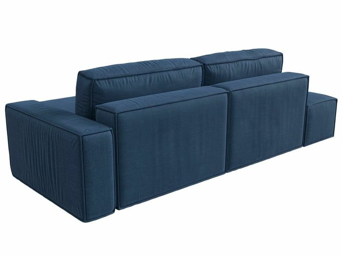 Угловой диван-кровать Прага модерн синего цвета правый угол - лучшие Угловые диваны в INMYROOM