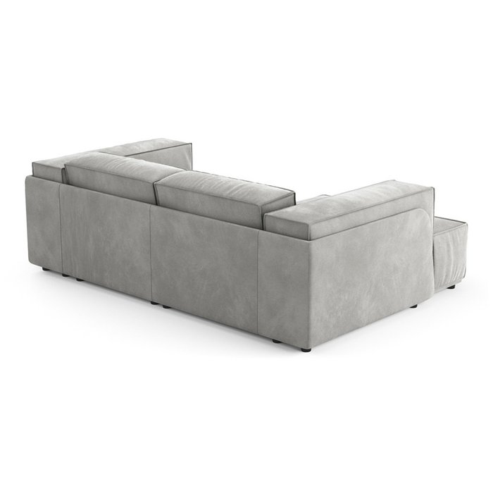 Угловой диван Vento Classic серого цвета - лучшие Угловые диваны в INMYROOM