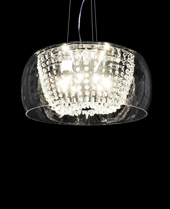 Подвесной светильник Disposa с прозрачным абажуром - купить Подвесные люстры по цене 19100.0