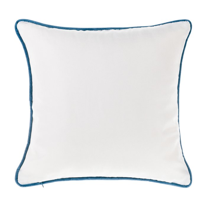 Декоративная подушка Klassika 40х40 белого цвета - купить Декоративные подушки по цене 910.0