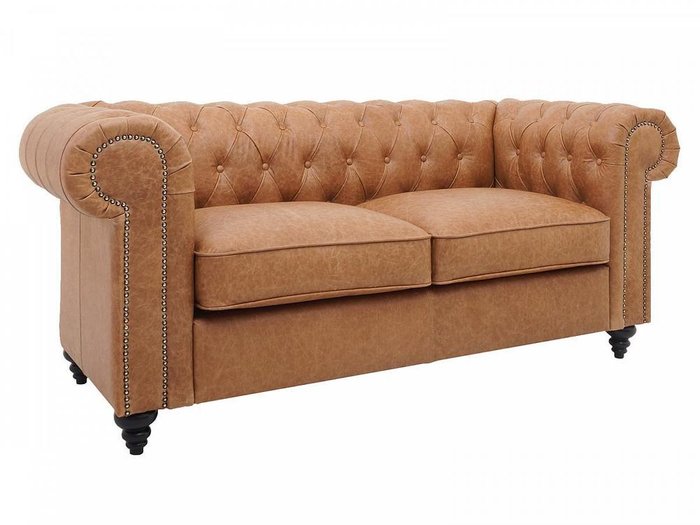 Диван Chester Classic коричневого цвета - купить Прямые диваны по цене 159990.0