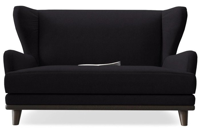 Диван Роберт Black черного цвета - купить Прямые диваны по цене 22586.0 Диван Роберт Black черного цвета - купить Прямые диваны по цене 22586.0