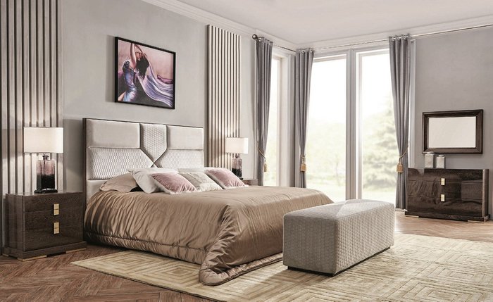 Кровать с решеткой FRATELLI BARRI "FORLI" 180х200 Кровать с решеткой FRATELLI BARRI "FORLI" 180х200