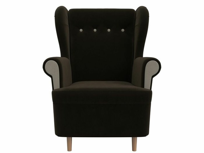 Кресло Торин коричневого цвета - купить Интерьерные кресла по цене 24999.0