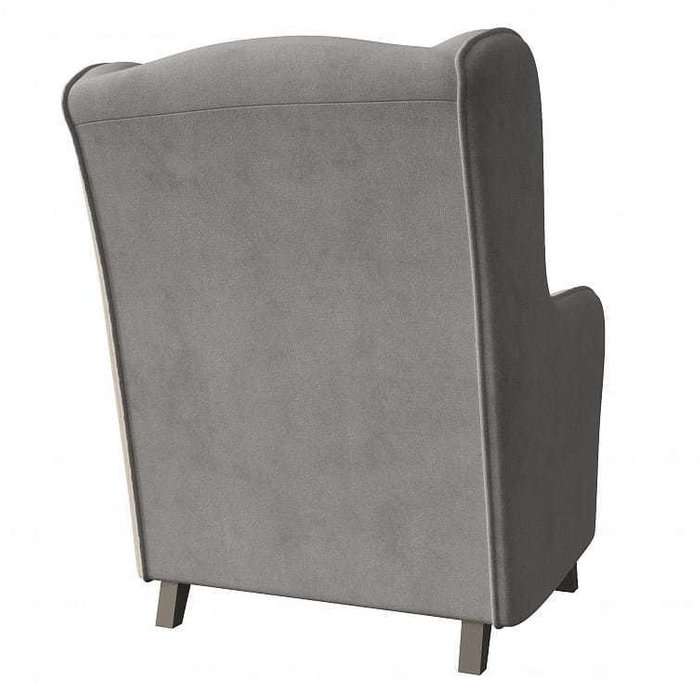 Мягкое кресло Теодор серого цвета - лучшие Интерьерные кресла в INMYROOM