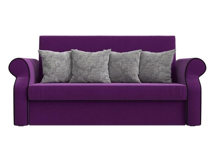 Диван-кровать Софт фиолетового цвета - купить Прямые диваны по цене 39990.0