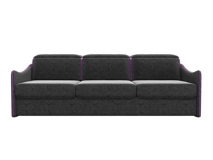 Прямой диван-кровать Скарлетт черного цвета - купить Прямые диваны по цене 38990.0