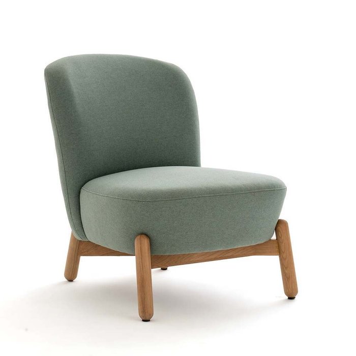 Кресло мягкое Miji зеленого цвета