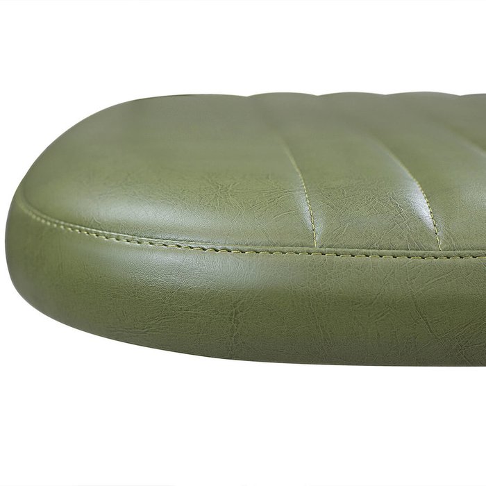 Стул Точка роста зеленого цвета на черных ножках - лучшие Обеденные стулья в INMYROOM