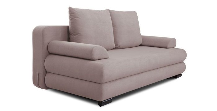Прямой диван-кровать Фабио светло-коричневого цвета - купить Прямые диваны по цене 64644.0